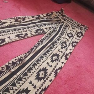 Aztec style flare plants